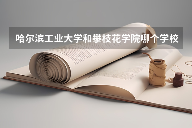 哈尔滨工业大学和攀枝花学院哪个学校好 录取分数线对比