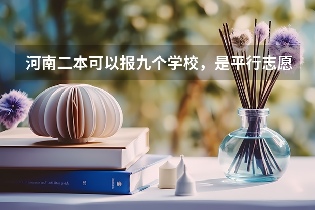 河南二本可以报九个学校，是平行志愿吗